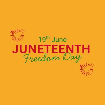 19th June Juneteenth Freedom Day Celebration Gif