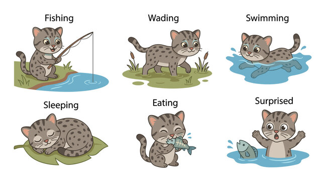 Cute Tiger Kitten Activities.