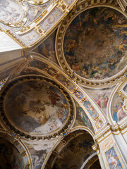 Obraz premium Interior of Sant Alessandro church in Milan, Italy