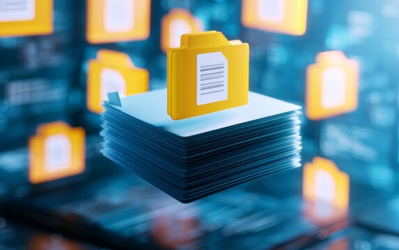 Digital Data Storage and File Management with Cloud Backup