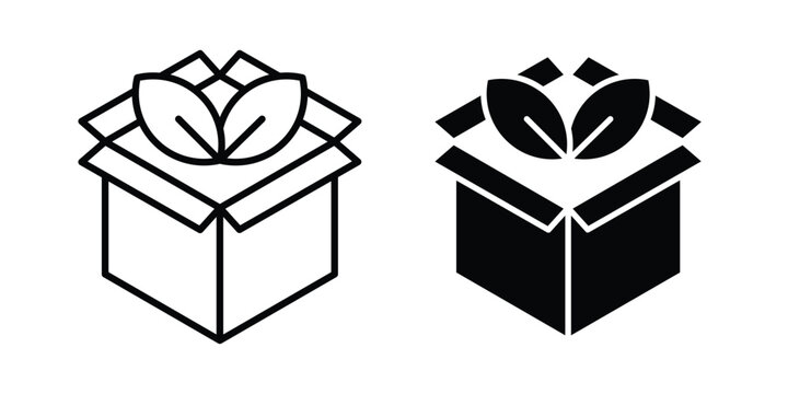 ECO packaging icon