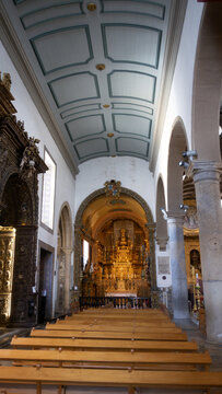 Kathedrale von Faro Seitenschiff mit Kapelle des Allerheiligsten Sakraments (Capela do Sant&iacute;ssimo Sacramento)