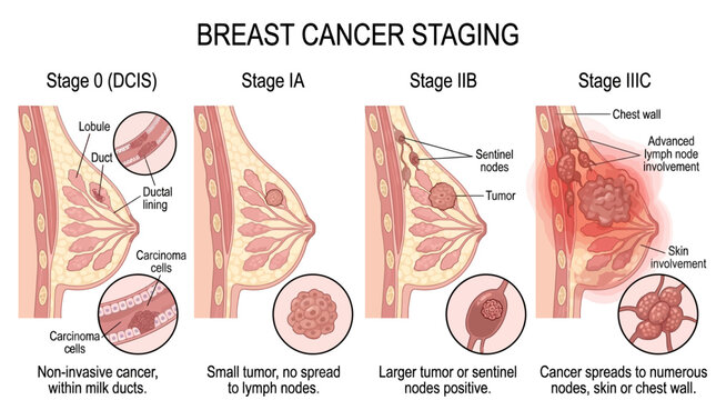 Understanding Breast Cancer Staging From DCIS to Stage III