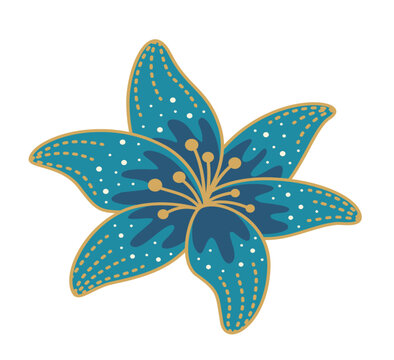 Indonesian batik floral pattern illustration featuring elegant traditional flower motifs