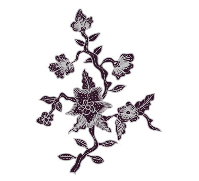 Batik Element Belanda Pekalongan Illustration featuring elegant floral and cultural motifs inspired by Dutch-Pekalongan batik heritage