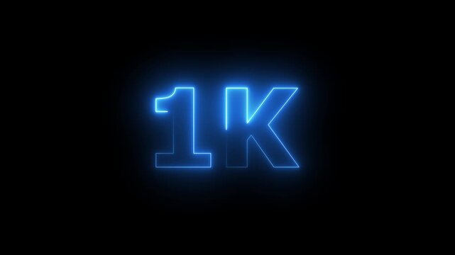 1k followers milestone celebration social media growth thank you post design,1000 followers achievement celebration post social media growth concept video.