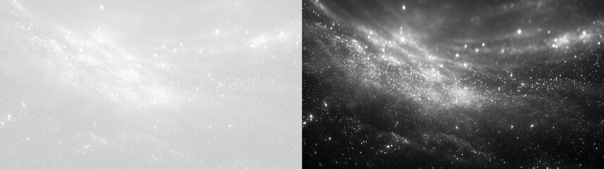 Starry cosmic sky with glowing specks as floating particle overlay isolated png, Magical Galaxy Dust Particle Overlay PNG Transparent, Cosmic Dust Texture PNG, Galactic Background © Russell Edwards