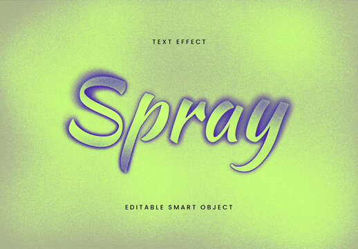 Original Spray Text Effect