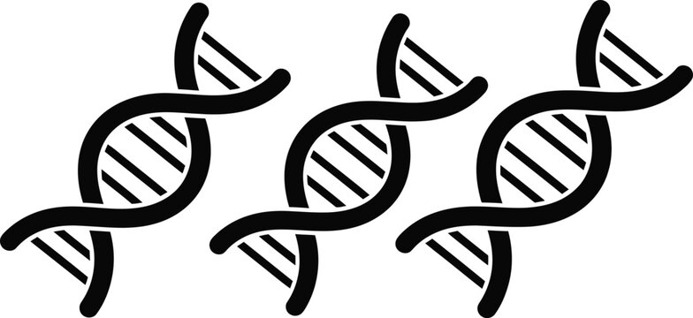 Dna double helix structure illustration
