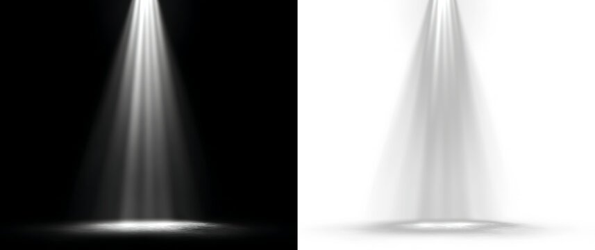 Realistic narrow light beam with smooth diffusion PNG