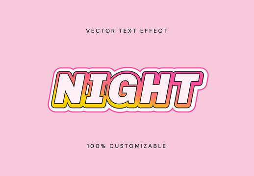 Layered Gradient Text Effect