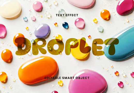 Droplet Text Effect
