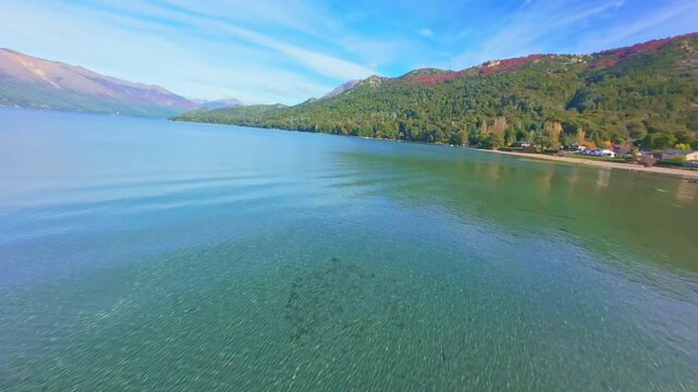 Coastal low skim flight at Lake Gutierrez FPV