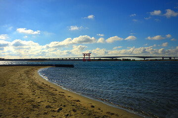 Obraz premium 弁天島海浜公園 浜松市中央区舞阪町弁天島