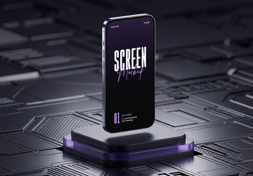 Phone Screen Mockup