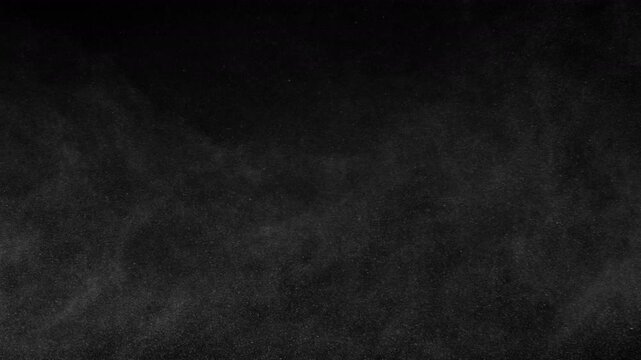Super Slow Motion Shot of Flying Atmospheric Smoke, Isolated on Black Background , Filmed on High Speed Cinematic Camera at 1000 FPS