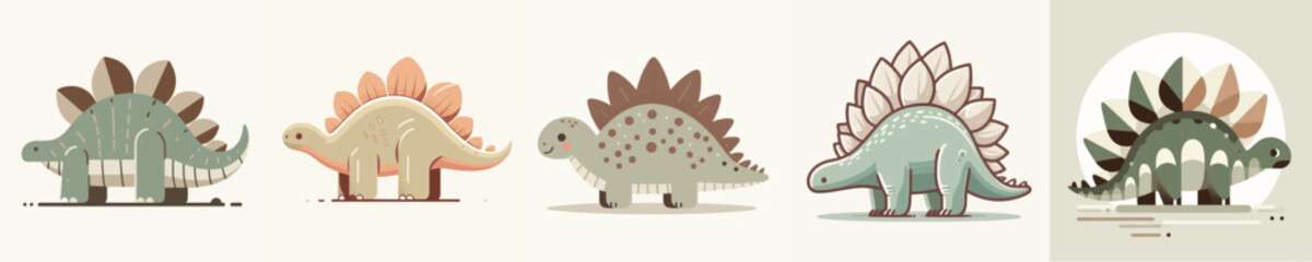 Stegosaurus Vector Illustration © Fajar