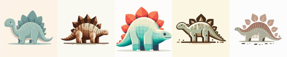 Stegosaurus Vector Illustration © Fajar
