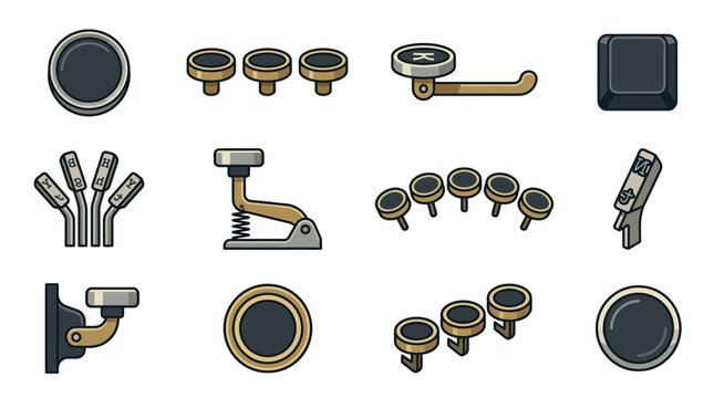 Collection of various metal fasteners and hardware.