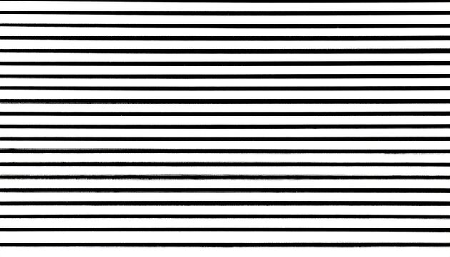 Black and white image consisting of numerous horizontal parallel lines, creating a striped pattern across the frame