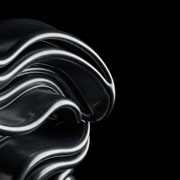 An abstract metallic structure dramatically deforming under immense invisible pressure, highlighting mechanical stress and the limits of material elasticity, breaking, technology, alteration