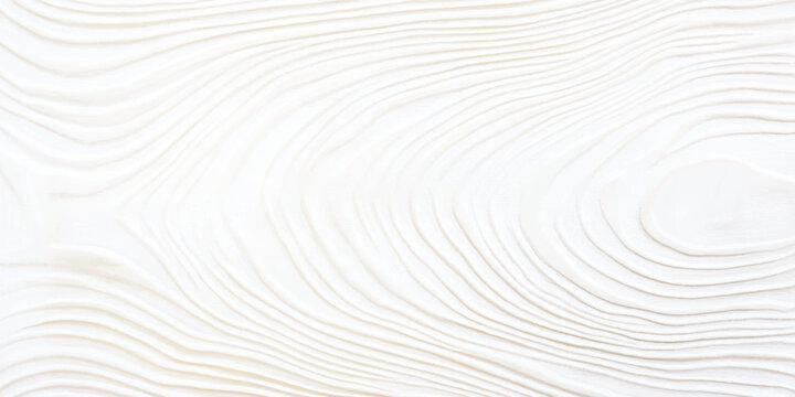 Light white wood grain texture, abstract natural timber surface pattern with wavy tree rings vector illustration.
