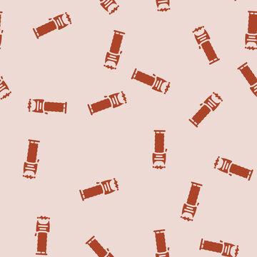 taser weapon military glyph vector seamless pattern. taser weapon military thin illustration