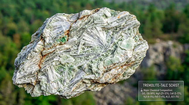 Soapstone Steatite Specimen Zermatt Saas Zone Swiss Alps Switzerland Ultra Realistic Geological RAW Photo