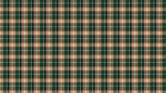 Green Plaid Tartan Pattern Seamless Loop Motion Background