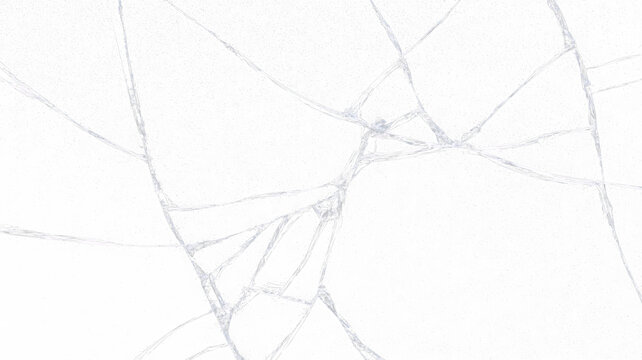 Impact crack texture with shattered glass fragments PNG
