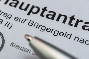 Obraz premium Kürzung beim Bürgergeld 2026 in Deutschland
