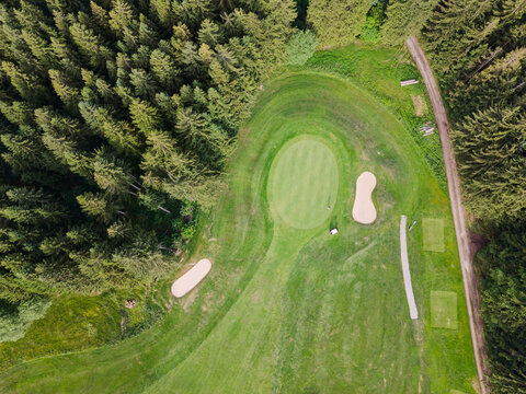 Golfplatz bayerischer Wald, TopDown