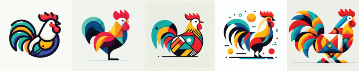 Rooster Vector Illustration © Fajar