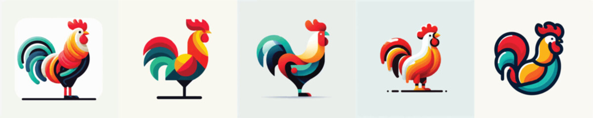 Rooster Vector Illustration © Fajar