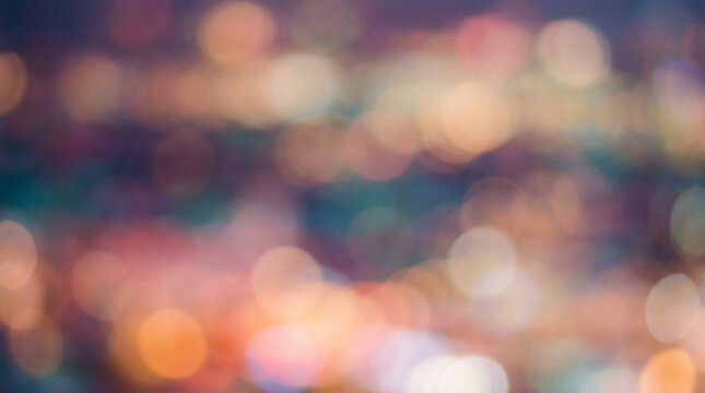 Colorful Bokeh Lights Background Texture.