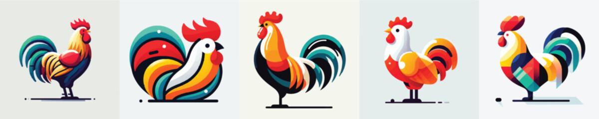 Rooster Vector Illustration © Fajar