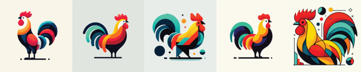 Rooster Vector Illustration © Fajar