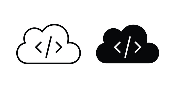 Cloud code icon