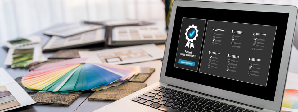 Online product certification, marking a key achievement. Demonstrates commitment to quality and trustworthiness by having product certification passed. brisk