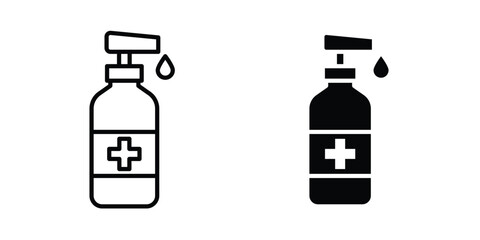 Fototapeta premium medical pump spray icon