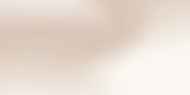 Subtle beige gradient background. Rough neutral liquid wallpaper. Universal nude color texture for banners, flyers, and presentations. Blurred abstract background cover. Vector illustration.