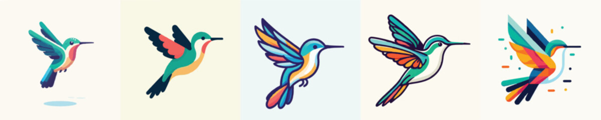 Hummingbird Vector Illustration © Fajar