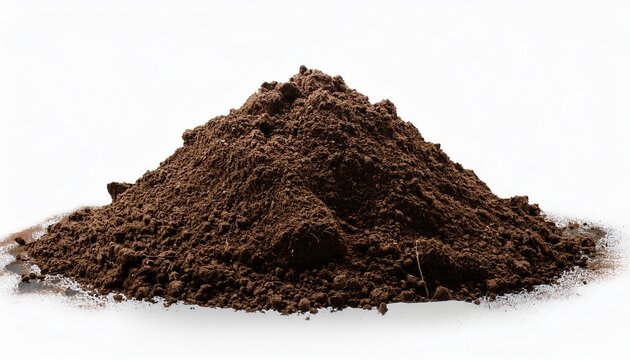 Mound Of Soil Isolated