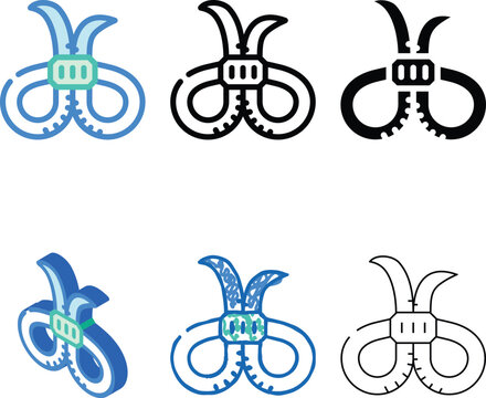 plastic handcuffs protest meeting color icon vector. plastic handcuffs protest meeting modern sign. isolated symbol illustration
