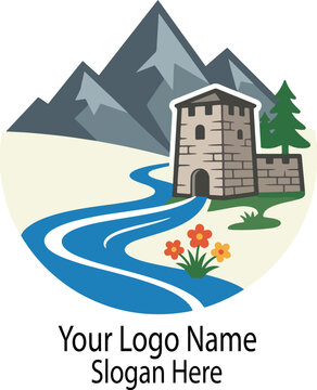 theth albania logo icon vector white background