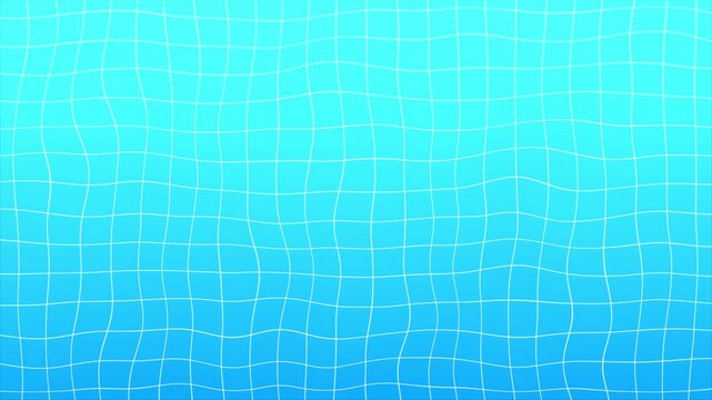 ブルーグラデーション格子アニメーション背景 16:9