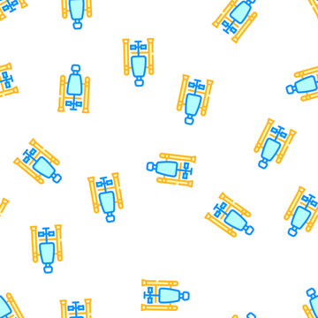 inversion table vector seamless pattern inversion table sign illustration