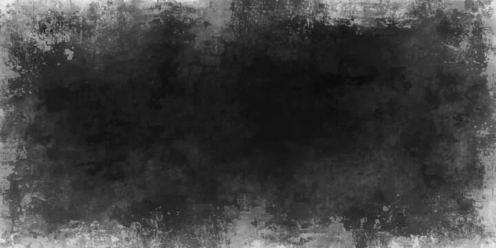 Abstract Grunge Wall Background with Dark Vintage Rough Concrete Texture and Dirty Old Aged Surface Design