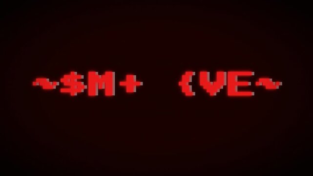 Distorted Game Over Message Flashing with Severe Data Corruption Visual Effects