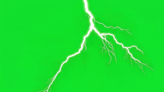 Lightning Strike Green Screen Effect